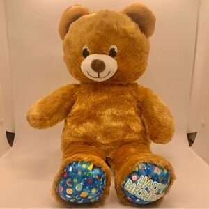 Build A Bear Birthday Treat Plush Brown Stuffed Animal 16" Teddy Bear Celebrate